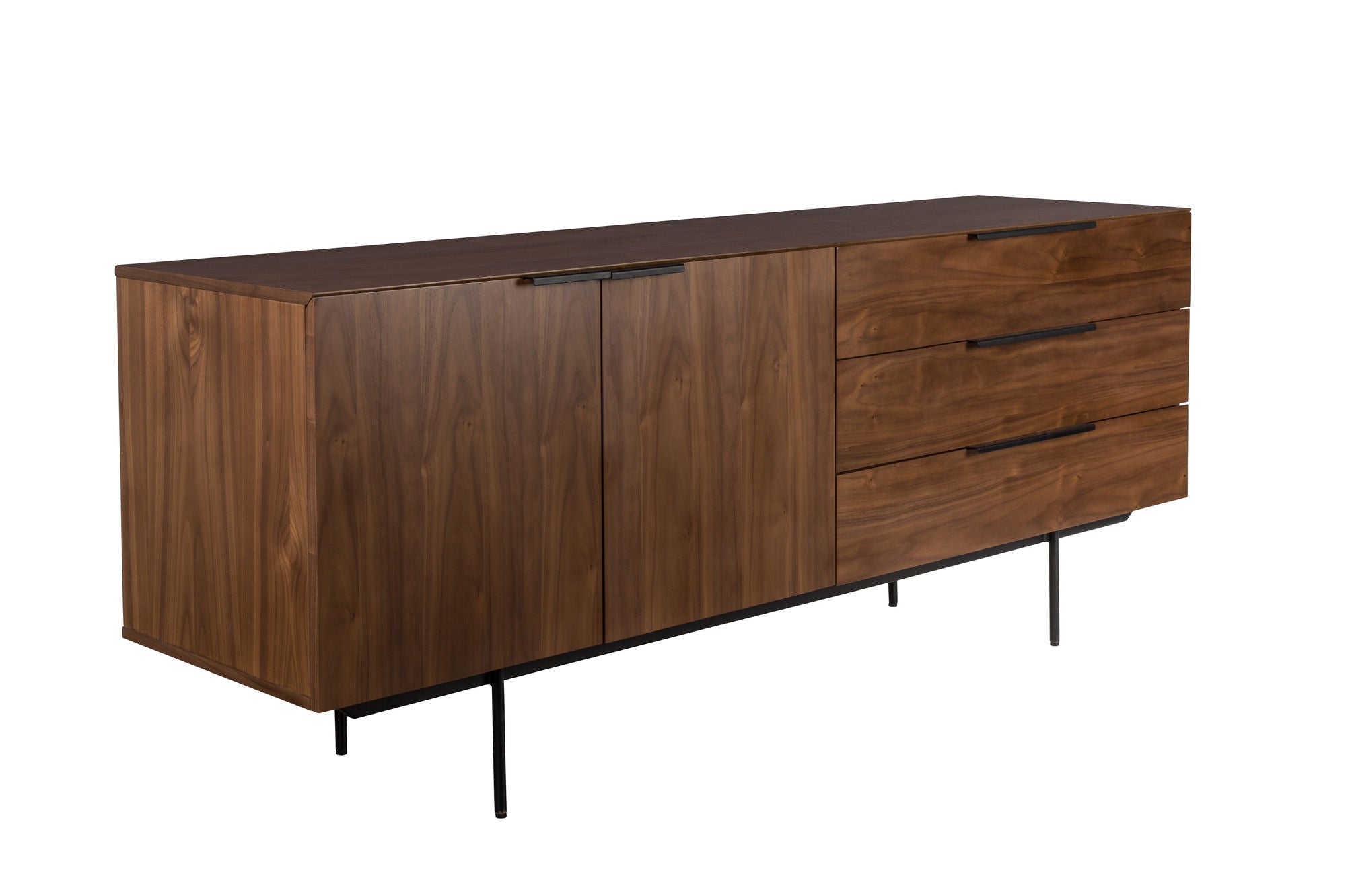 Zuiver Travis Walnut Brown Wood Sideboard